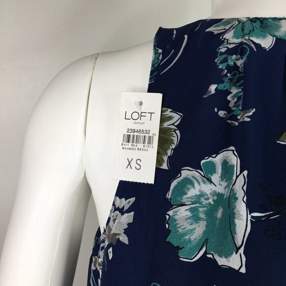 NWT LOFT Floral Print - size XS - Picture 7 of 10